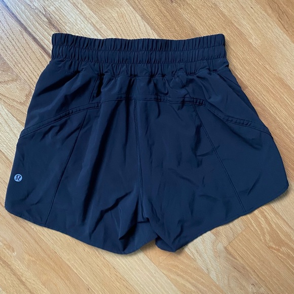 lululemon athletica NWOT Track That Short Black Athletic Shorts 5” - Picture 6 of 13